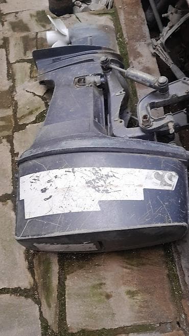 led isiqlar ev ucun: Metallik korpuslu qayıq və 55lik yamaha mator - Material: perçinli — 5