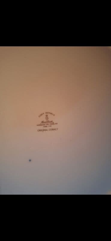 original cobalt: Boşqablar, 2 ədədli dəst, Farfor, Çexiya — 2