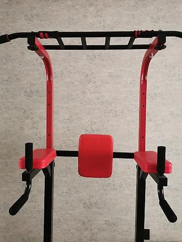 turnik: Ev üçün çoxfunksiyalı turnik–parallel qollar–dips stansiyası - — 7
