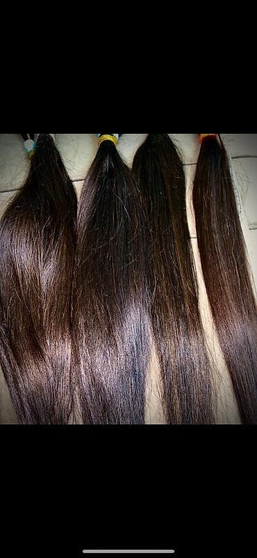 Keratinli natural dolu saçlar çox gözel parıltılı ipekdir 100 qramı 55 — 3