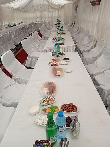 yolda teker temiri: Mərasim çadırı və məclis dekorasiyası xidməti isdenilen ölçüde — 3