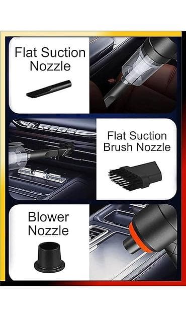 goyerti qurudan: Çoxfunksiyalı portativ avtomobil tozsoranı – güclü sorucu və üfürmə — 5