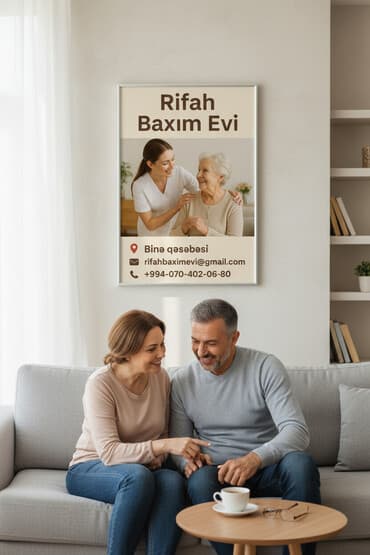 Rifah Baxım Evi Yaşlı və qayğıya ehtiyacı olan şəxslər üçün peşəkar