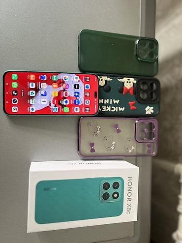 xudat telefon: Honor X8c, rəng - Mavi, Barmaq izi — 2