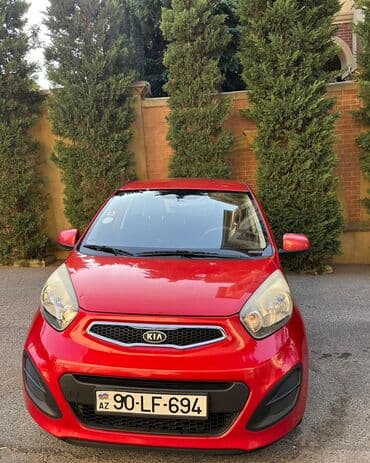 ZAZ: Kia Picanto, qırmızı rəng, hetçbek kuzov. Xüsusiyyətlər: - Kompakt — 1