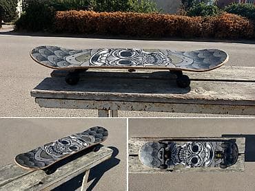 Skateboard – tam komplekt - Taxta: klassik şaquli konkav profilli 7 — 1