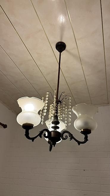 plafon: Çılçıraq, 3 lampa, Metal — 1