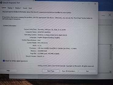 Lenovo: İşlənmiş Acer Nitro, 15.6 ", Intel Core i7, 512 GB — 6