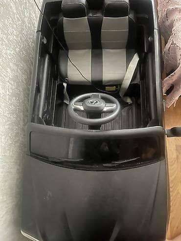 kiçik maşınlar: Uşaq elektrik maşını – Lexus LX-570 (qara) - Realistik dizayn — 2