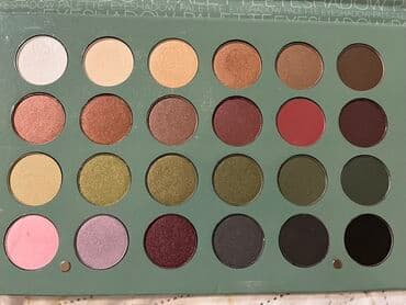 женские матовые помады: Göz kölgələri palitrası, MISS 24 kosmetika brendi tərəfindən istehsal — 2