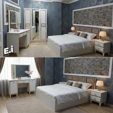 мебель для спальни: İkinəfərlik çarpayı, Dolab, Termo, 2 tumba, Yeni — 1