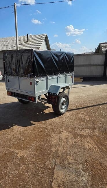 чемодан с инструментами для автомобиля: Yük qoşqusu – yüngül avtomobillər üçün - Tək oxlu, möhkəm metal — 7