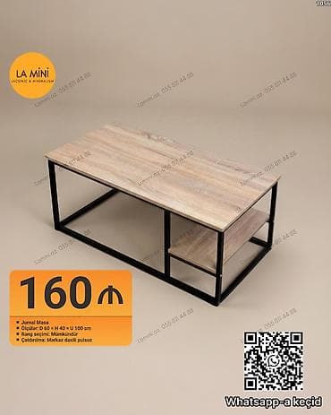 Düz masa, Açılmayan, Təkərsiz, Teksturalı laminat, Zəmanətsiz