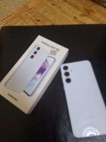 5g modem: Samsung Galaxy A55 5G, rəng - Ağ — 1