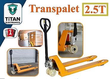 Transpalet "AT-2500" ✅ Taşıma Kapasitesi: 2.5T ✅ Çatallar Arası