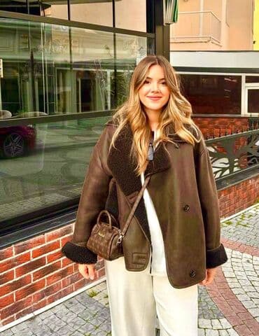 qaqa geyimi: Dəri kurtka, One size — 1