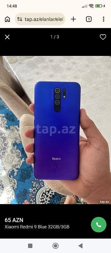 Xiaomi Mi 9, 32 ГБ, цвет - Голубой,
Две SIM карты at lalafo.az Xiaomi Mi 9, 32 ГБ, цвет - Голубой,
Две SIM карты