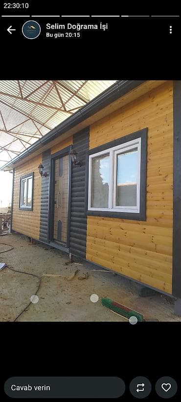 qapı üçün stopper: Həyat evi. Taşınabilən taxta karkaslı ev – modul tiny house - Korpus — 7