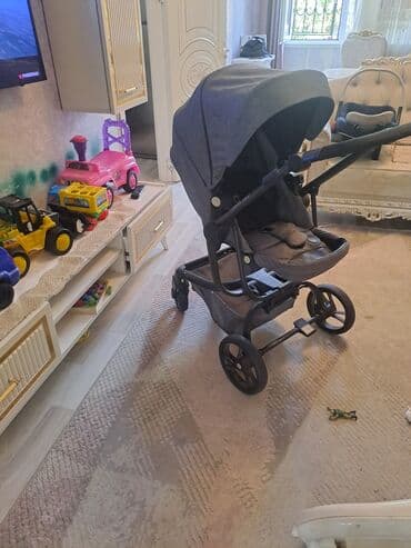 uwaq arabalari: Uşaq arabası – Cool Jazz - Rəng: tünd boz/boz tonları - Çərçivə — 1