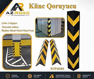 mebler: Rezin Künc qoruyucu. Ölçüsü- 800x100x100x10 Material- Rubber Çəkisi- — 1