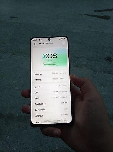 Infinix Note 50 Pro, 256 GB, rəng - Boz, Zəmanət, Simsiz şarj, Face ID — 4
