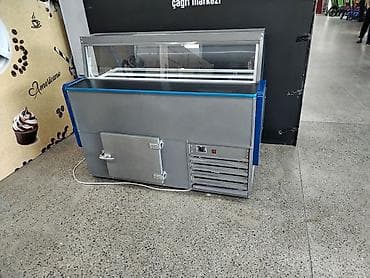 soyuducular işlenmiş: Məhsul: Soyuducu vitrin (şirniyyat/pendir/kolbasa üçün) Təsvir: - Ön — 2