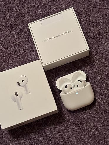 airpods tap az: İşlənmiş Simsiz (Bluetooth) Qulaqcıqlar, Apple, rəng - Ağ — 6