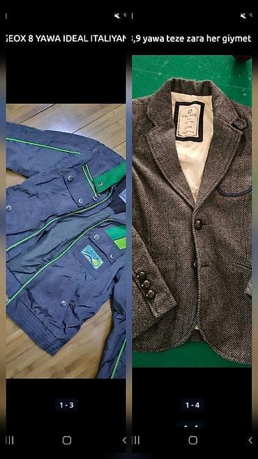 kiton kurtka: Uşaq üst geyimləri – 8-9 yaş - Marka: Zara (üstünlük verilir; — 2