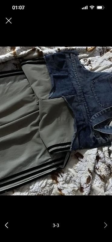 Unisex idman şalvarı - Rəng: zeytun-yaşıl (tünd yaşıl-qara ikili yan