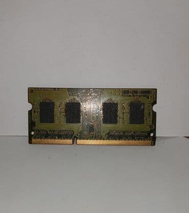 - Növ: SO-DIMM (noutbuk/mini PC üçün) - Tutum: 2 GB (yuxarıdakı çip