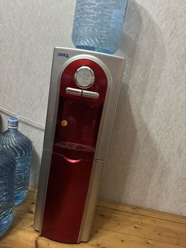 Dispenser Döşəməüstü, Su isitmə ilə