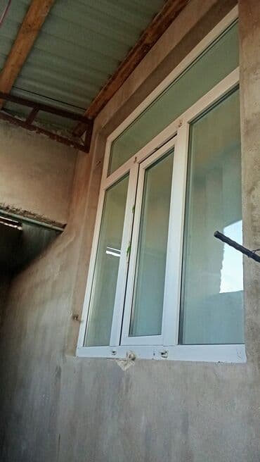 Taxta-şalban: PVC pəncərə və cam sistemləri - Material: ağ rəngli PVC profil - — 3