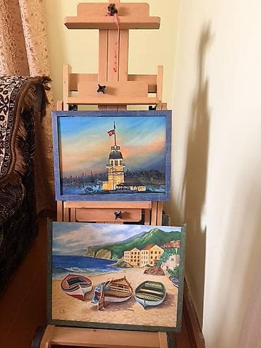 Taxta rəssam molberti - Studiyalar və ev şəraiti üçün möhkəm taxta