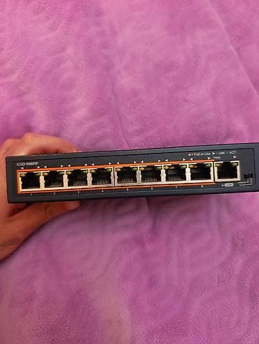 ikinci el harddisk: PLANET GSD-908HP (V4) – 8 port 10/100/1000T 802.3at PoE+ + 1 port — 2