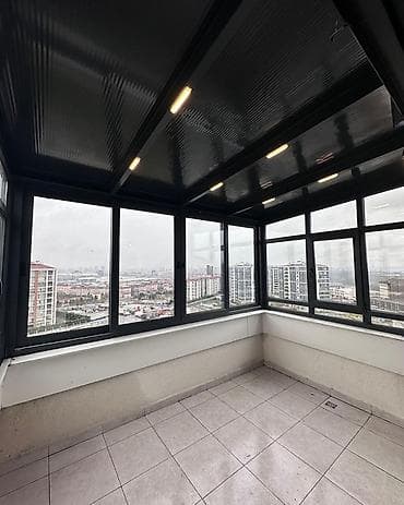 bak temiri: Şüşə balkon və terras sistemləri – sürüşən və qatlanan panellər — 2