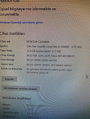 core i5: Komputer bir ay olar yigilib hersey yenidir qiymet sondur — 1