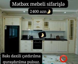 metbex divanı: 🟣Yeni mətbəx mebeli 🆘 *1 pqm görə qiymətlər* 🟣Mat Laminat *180 azn* — 1