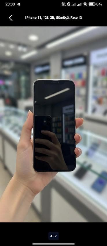 uz qırxan: IPhone 11, 128 GB, Gümüşü — 2