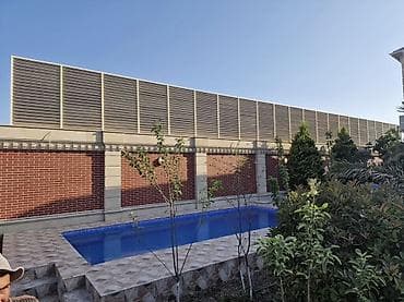 bisetka modelleri: Metalkarkas üstü örtüklər – darvaza və həyət üçün dekorativ və — 6