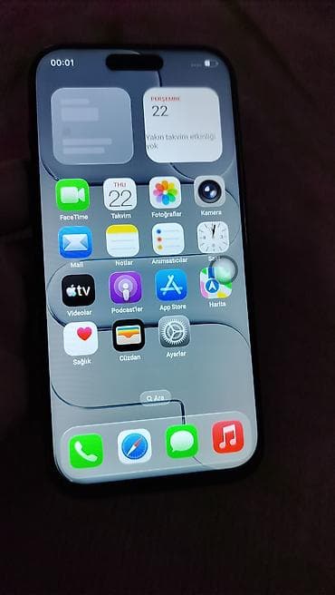 i̇phone x ekran: IPhone Air, 1 TB, Black Titanium, Barmaq izi, Simsiz şarj, Face ID — 4