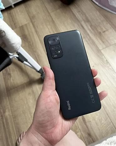 Redmi Note 11, 128 ГБ, цвет - Серый, Face ID