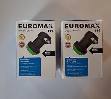 Euromax EMT-02 Universal Twin LNB - Brend: EUROMAX, Model: EMT-02 lalafo.az -da Euromax EMT-02 Universal Twin LNB - Brend: EUROMAX, Model: EMT-02
