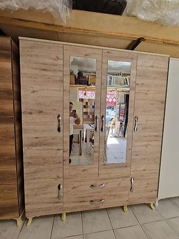 şifanerler: 4 Qapi Dolablar Hal Hazirda Anbarda Movcuddur. Sifariwlede ne reng — 1