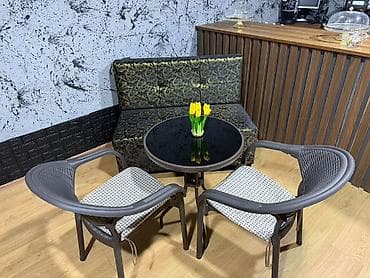 caydan caynik desti: Balkon üçün, Yeni, Açılmayan, Yumru masa, 4 stul — 2