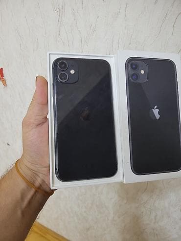 15 pro black: IPhone 11, 128 GB, Qara, Face ID — 1