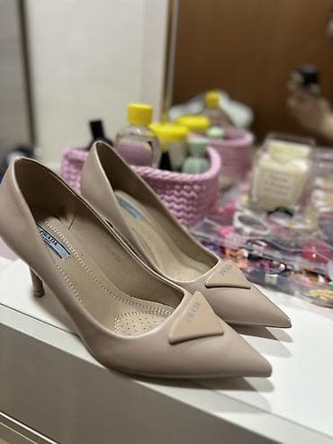 kastyum qadin: Tuflilər, Ölçü: 39, rəng - Bej, İşlənmiş — 2