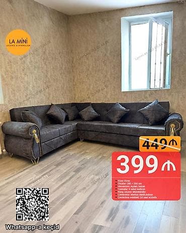 Künc divan, Açılan, Bazalı, Parça, Şəhərdaxili pulsuz çatdırılma