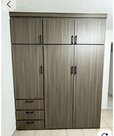 taxta qutular: Geniş tutumlu paltar dolabı - Material: MDF/laminasiya olunmuş taxta — 1