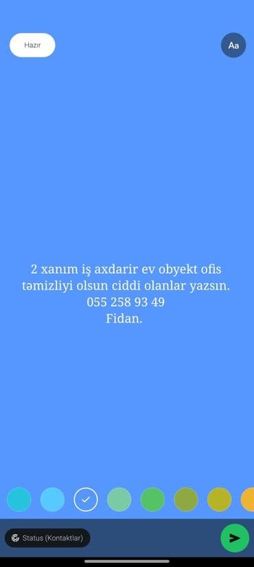 Tibb, əczaçılıq: Xadimə, 27 il, 5 ildən artıq təcrübə — 1