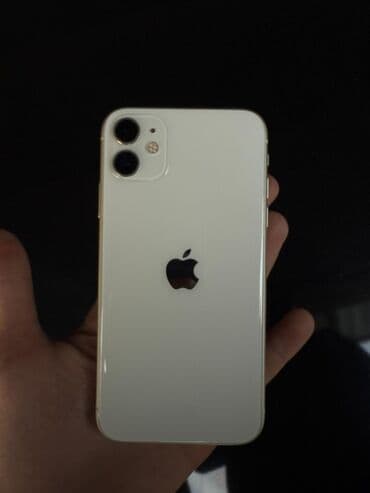 iphone 11 ilə barter: IPhone 11, 64 GB, Ağ, Face ID — 1